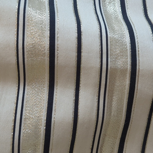 JCrew size 4 black gold and ivory mini skirt - Picture 5 of 8